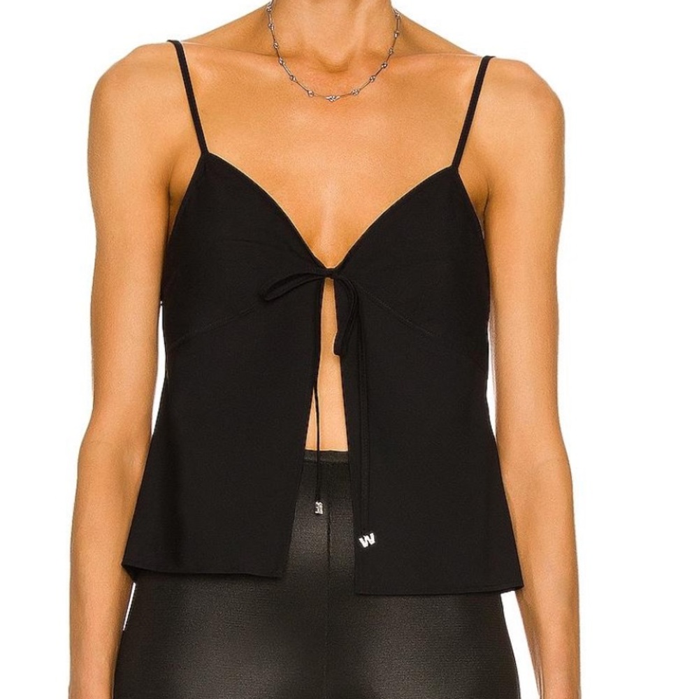 Alexander Wang tie front top